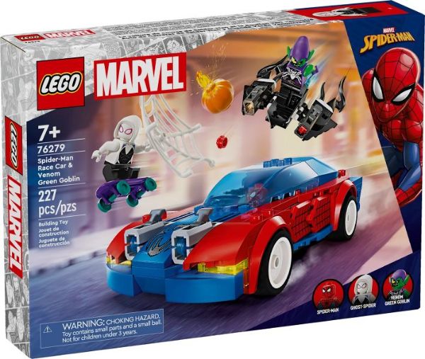 Afbeeldingen van LEGO Marvel 76279 Spider-Man racewagen en Venom Green Goblin