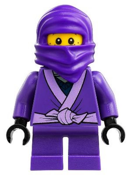 Afbeeldingen van Lil' Nelson - Dark Purple Robe- njo263- Ninjago