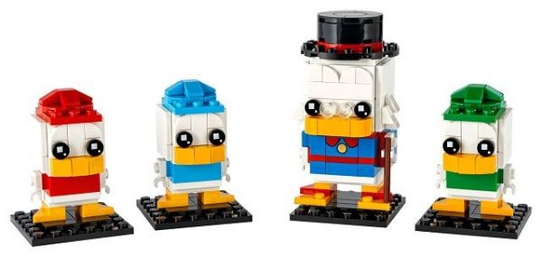 Afbeeldingen van LEGO BrickHeadz™ 40477 Dagobert Duck, Kwik, Kwek en Kwak