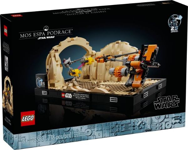 Afbeeldingen van LEGO Star Wars 75380 Mos Espa Podrace diorama -