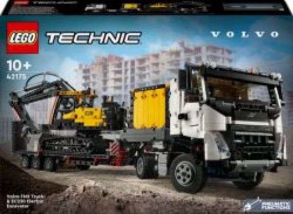 Afbeeldingen van LEGO Technic 42175 Volvo FMX truck & EC230 elektrische graafmachine