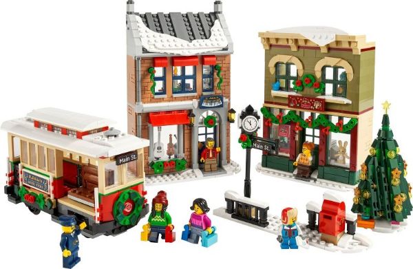 Afbeeldingen van LEGO Icons 10308 Kerst Dorpsstraat