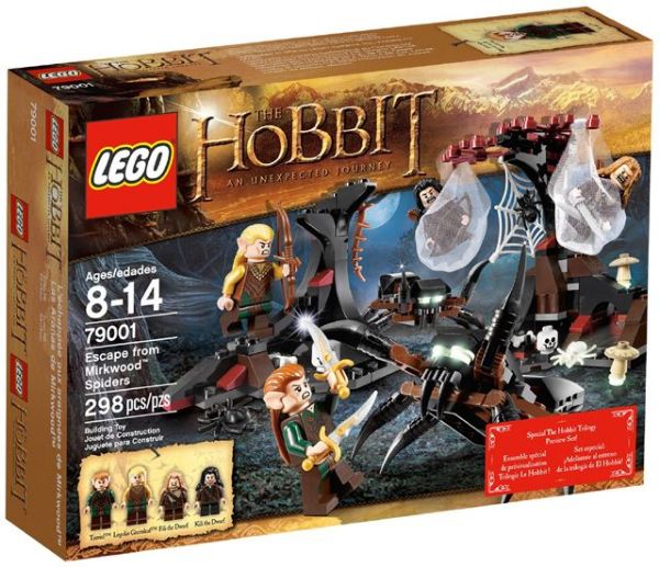 Afbeeldingen van LEGO The Hobbit 79001 Mirkwood Spinnen Ontsnapping