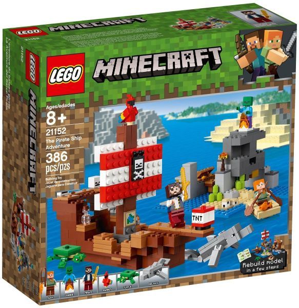 LEGO Minecraft 21152 Avontuur op het piratenschip