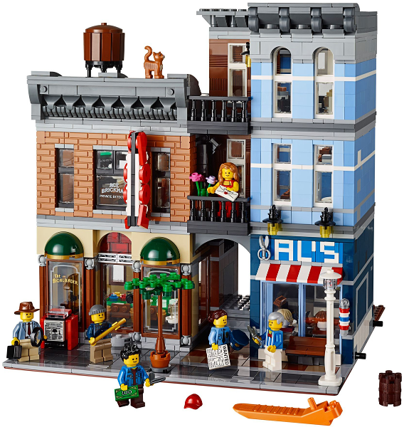 Afbeeldingen van LEGO Creator Expert 10246 Detectivekantoor- 2de hands met doos