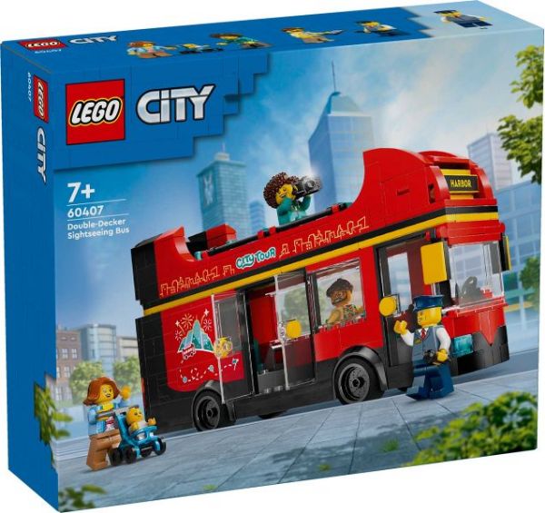 Afbeeldingen van LEGO City 60407 Toeristische rode dubbeldekker