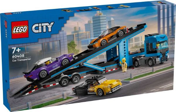 Afbeeldingen van LEGO City 60408 Transportvoertuig met sportauto's