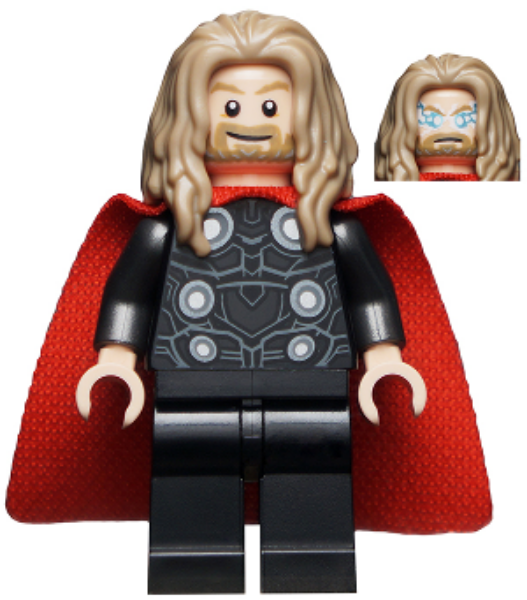 Afbeeldingen van Thor - Long Dark Tan Hair- sh0734- Super Heroes