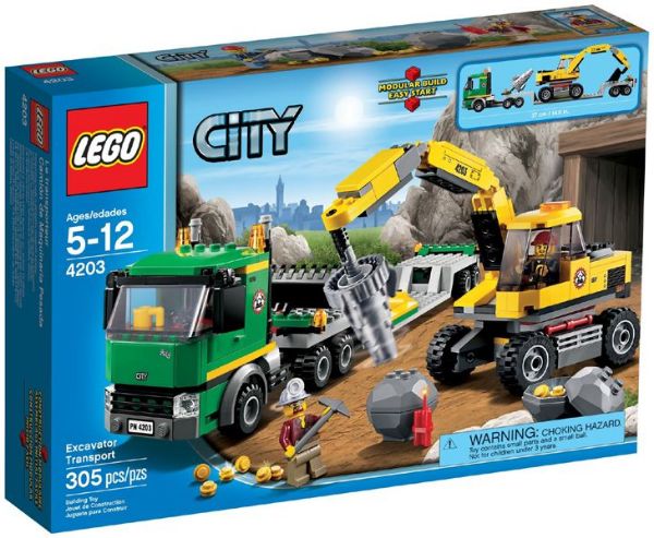 Afbeeldingen van LEGO City Graafmachinetransport - 4203