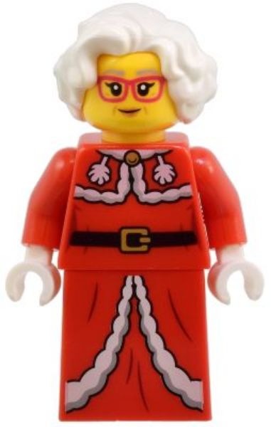 Afbeeldingen van Mrs. Claus - Red Dress- hol361