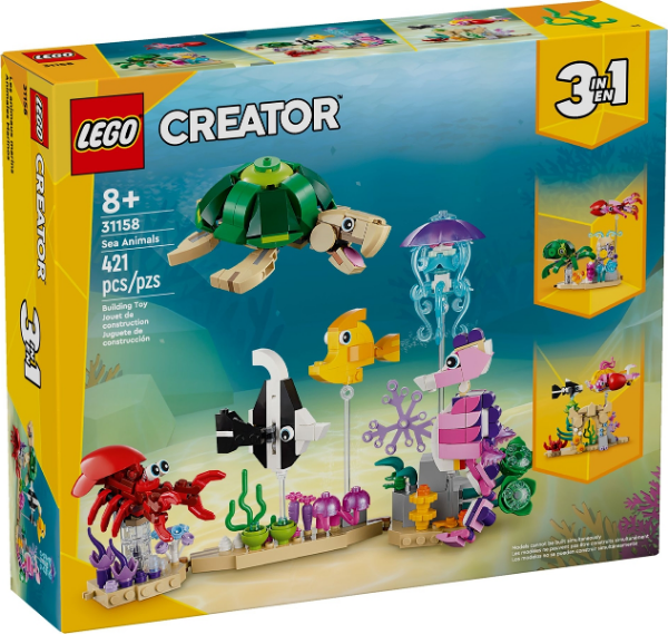 Afbeeldingen van LEGO Creator 31158 Zeedieren