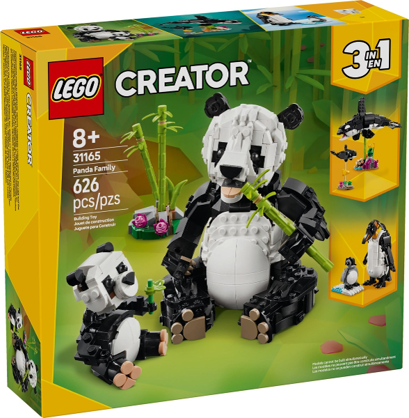 Afbeeldingen van LEGO Creator 3in1 31165 Wilde dieren pandafamilie