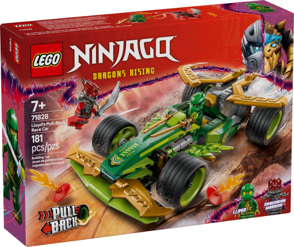 Afbeeldingen van LEGO NINJAGO 71828 Lloyds pull-back racewagen