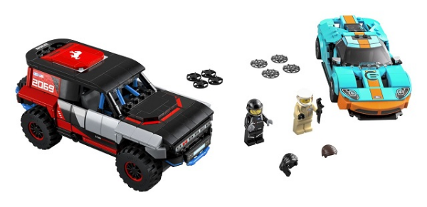 Afbeeldingen van LEGO Speed Champions 76905 Ford GT Heritage Edition en Bronco