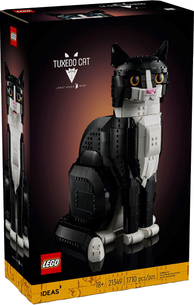Afbeeldingen van LEGO Ideas 21349 Zwart-witte kat