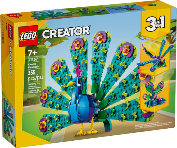 Afbeeldingen van LEGO Creator 31157 Exotische pauw