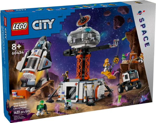 Afbeeldingen van LEGO City 60434 Ruimtebasis en Raketlanceringsplatform