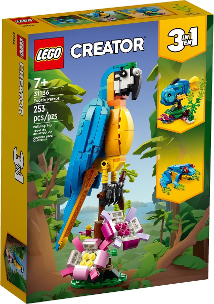 Afbeeldingen van LEGO Creator 3in1 31136 Exotische Papegaai
