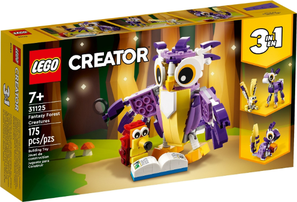 Afbeeldingen van LEGO Creator 31125 Fantasie Boswezens