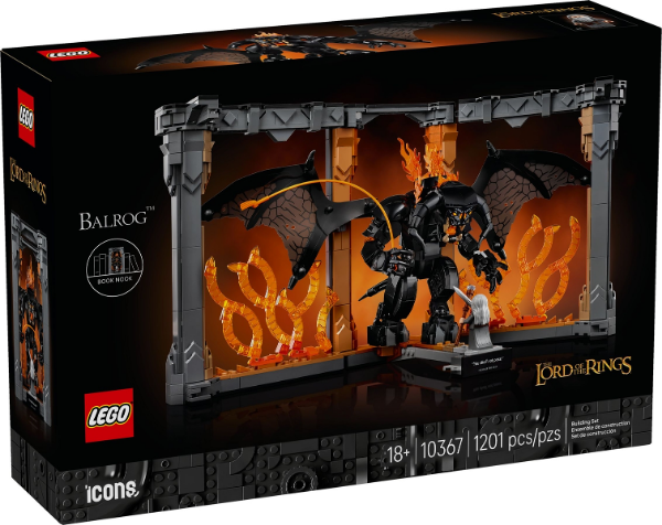 Afbeeldingen van LEGO Icons 10367 Boekensteun The Lord of the Rings Balrog