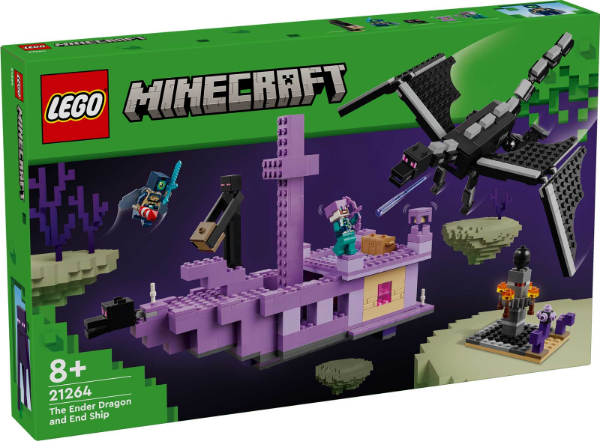 Afbeeldingen van LEGO Minecraft® 21264 De Enderdraak en het End-schip 