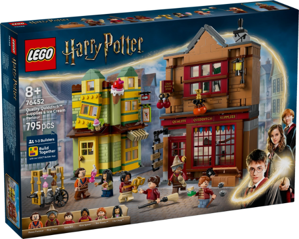 Afbeeldingen van LEGO Harry Potter 76452 Zwik & Zwachtels Zwerkbalpaleis en IJssalon