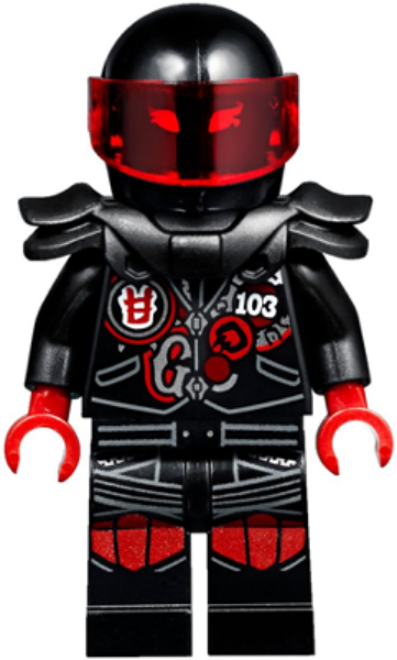 Afbeeldingen van Mr. E - Biker Vest with Number 103- njo0385- Ninjago