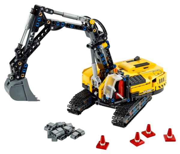 Afbeeldingen van LEGO Technic 42121 Zware Graafmachine- 2de hands