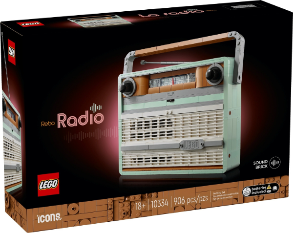 Afbeeldingen van LEGO Icons 10334 Retro draagbare radio