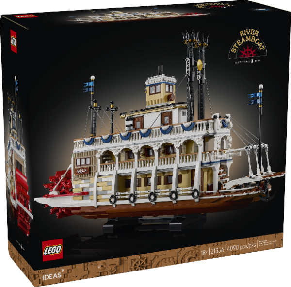 Afbeeldingen van LEGO Ideas 21356 Stoomboot 
