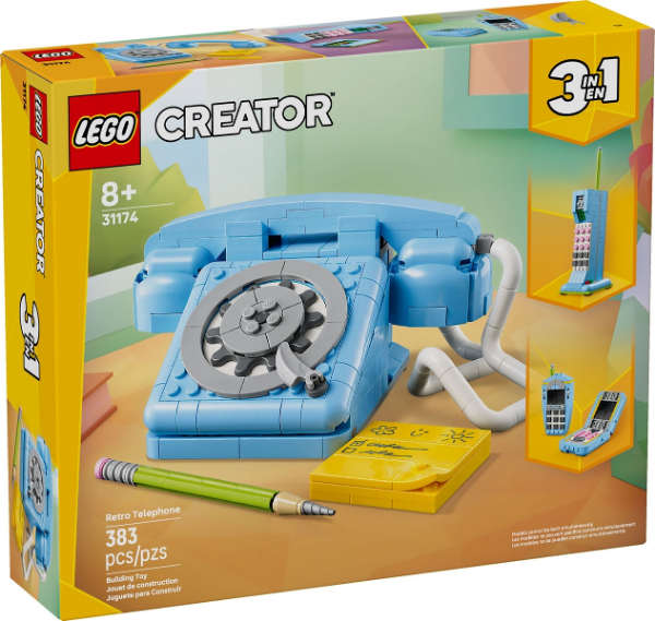 Afbeeldingen van LEGO® Creator 31174 Retro Telefoon, Vintage Telefoon 