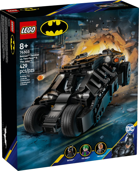 Afbeeldingen van LEGO 76303 Batman Tumbler vs. Two-Face™ en The Joker™