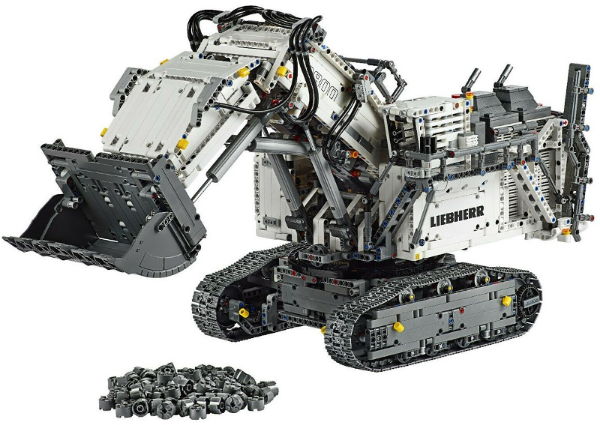 Afbeeldingen van LEGO Technic 42100 Liebherr R 9800 Graafmachine - 2de hands