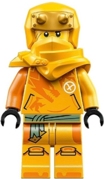 Afbeeldingen van Arin - Shirt with Orange Dragon- njo0822- Ninjago