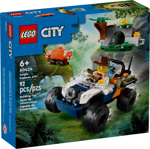 Afbeeldingen van LEGO City 60424 Jungleonderzoekers - rode panda-missie