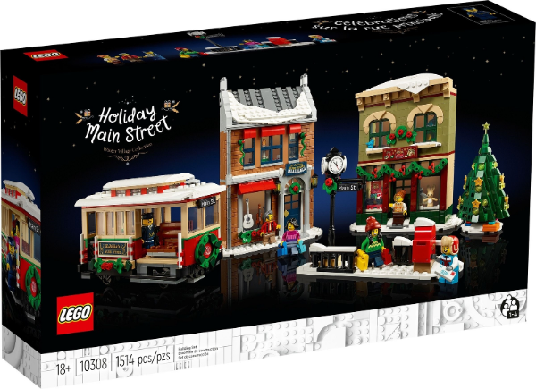 Afbeeldingen van LEGO Icons 10308 Kerst Dorpsstraat 