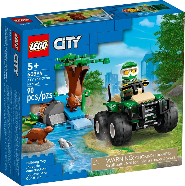 Afbeeldingen van LEGO City 60394 Terreinwagen en otterhabitat 