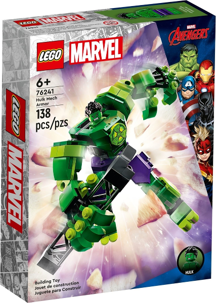Afbeeldingen van LEGO Marvel Avengers 76241 Marvel Hulk mechapantser 