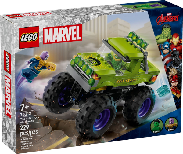 Afbeeldingen van LEGO Marvel 76312 De Hulk Truck vs. Thanos 