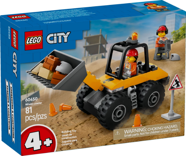 Afbeeldingen van LEGO City 60450 Gele wiellader