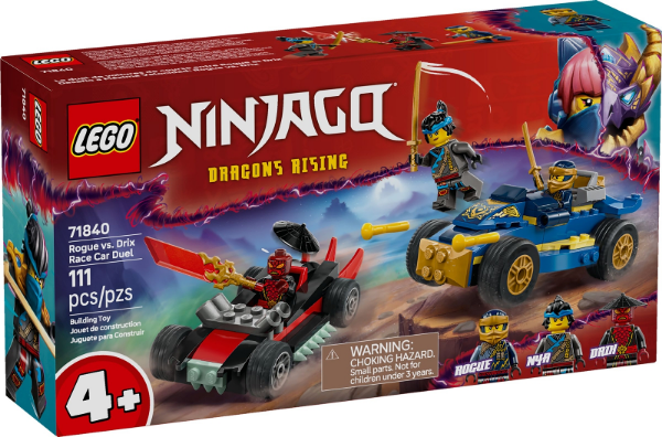 Afbeeldingen van LEGO® NINJAGO® 71840 Rogue vs. Drix Racewagenduel