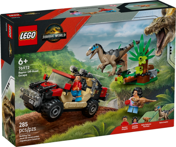 Afbeeldingen van LEGO® Jurassic World 76972 Offroad Raptorontsnapping 