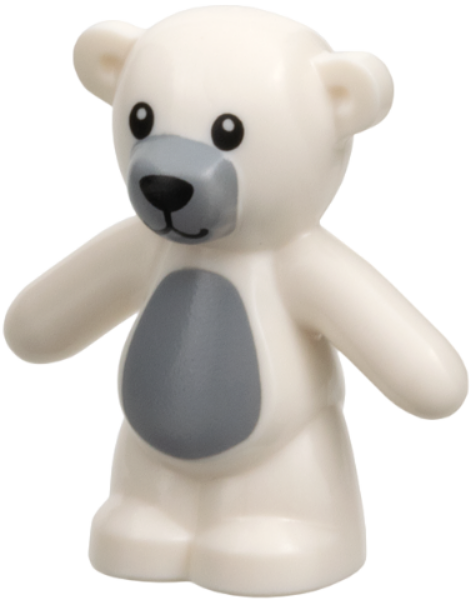 Afbeeldingen van  Witte teddybeer- 98382pb011