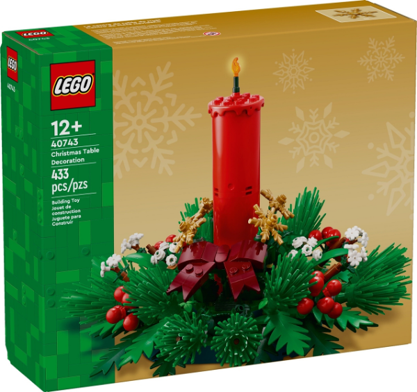 Afbeeldingen van LEGO 40743 Kersttafeldecoratie