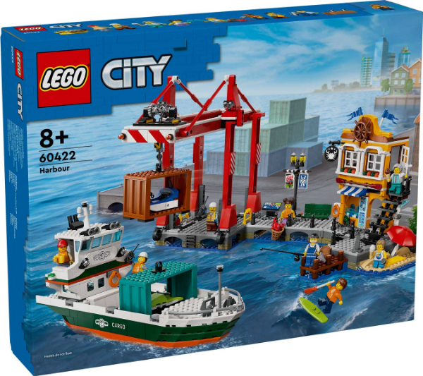 Afbeeldingen van LEGO City 60422 Haven met vrachtschip