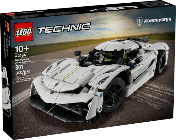 Afbeeldingen van LEGO Technic 42184 Koenigsegg Jesko Absolut witte hypercar
