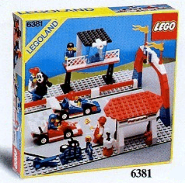 Afbeeldingen van LEGO 6381 Motor Speedway met doos