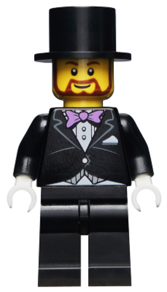 Afbeeldingen van Groom, Lavender Bow- twn256