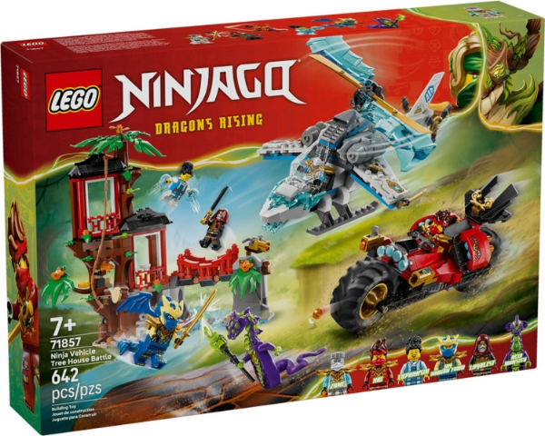 Afbeeldingen van LEGO Ninjago 71857 Ninjavoertuigen Bij De Boomhut
