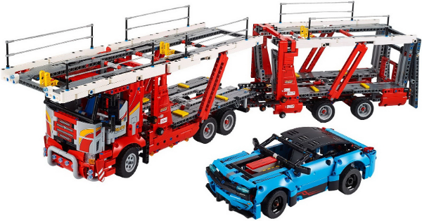Afbeeldingen van LEGO Technic 42098 Autotransportvoertuig - 2de hands met doos